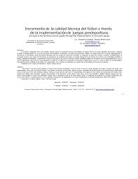Consigue aquí tu juguete reciclado para ninos de 6 a 12 anos barato como tumama tarjetas negras. Pdf Incremento De La Calidad Tecnica Del Futbol A Traves De La Implementacion De Juegos Predeportivos Increase In The Technical Soccer Quality Through The Implementation Of Presport Games
