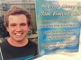 Today is my nephew Jesse Field's 33rd birthday. His twin brother Sam Field  would have also been celebrating today. but his life was cut short in 2018.  Jase and I are so