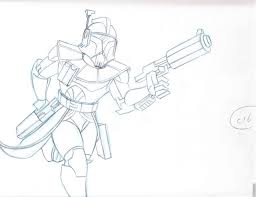 Living Lines Library Star Wars Clone Wars 2003 Tv Production Drawings Gt Jedi And Republic Forces Star Wars Drawings Star Wars Background Clone Wars
