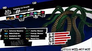 Yamata no orochi persona 5
