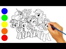 29 gambar mewarnai my little pony anak 2020 marimewarnai com. Menggambar Kuda Poni Dan Mewarnai Kuda Poni My Little Pony All Stars Youtube Gambar Kuda Kuda Kuda Poni
