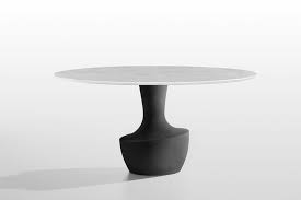 Clay white and chrome dining table. Anfora Marble Dining Table Cliffyoung Modern European Furniture