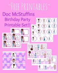 Doc Mcstuffins Party Ideas Doc Mcstuffins Birthday Party Birthday Party Printables Doc Mcstuffins Birthday