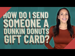 Send dunkin donuts gift card. How Do I Send Someone A Dunkin Donuts Gift Card Youtube