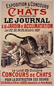 Exposition Concours De Chats Organises Par Le Journal Le Jardin D Acclimatation Octobre 1897 Le Lundi 25 Octobre Con Affiche Chat Affiches Publicitaires
