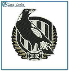 You can download in.ai,.eps,.cdr,.svg,.png formats. New Collingwood Football Logo Embroidery Design Emblanka