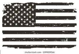 Perhaps american black pride or a prisoner of war. Black White Usa Flagvector American Flag Stock Vector Royalty Free 1099839566