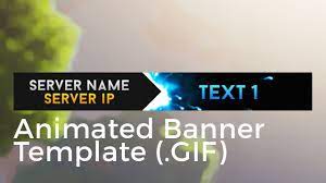 Mar 02, 2021 · in this video, i showed you how to make minecraft free gifs minecraft server gif. Minecraft Animated Server Banner Template Super Dazzle Youtube