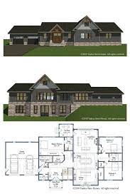 His stunningly original contemporary house plan home brings a chic sensibility to one level living. Single Level Partial Post And Beam Homes The Rosewood Barn Homes Floor Plans Barn Style House Plans Barn Style House