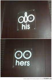 Toilet His And Hers Signs Tablichki Dlya Tualetnyh Komnat Tualetnaya Komnata Znaki