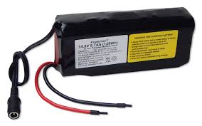 Has been added to your cart. Custom Li Ion Battery 14 8v 8 7ah 129wh 20a Rated With 5 5x2 1 Female Jack