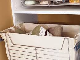 Rolling your towels also gives your cabinet or closet a tidy and organized appearance. Organizing Your Linen Closet Hgtv