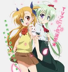 Latest Magical Girl Lyrical Nanoha Vivid Anime Visual Goes Online Magical Girl Anime Anime Version