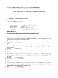 Soal essay korespondensi kelas 10. Soal Tentang Materi Surat Menyurat Jawabanku Id