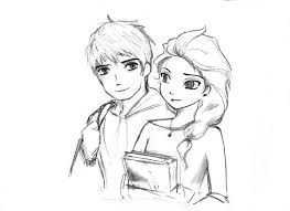 Pin By Maira On Drawings Jack Frost Jack And Elsa Coloring Pages