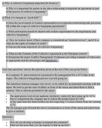 Bargaining levels are the various levels or hierarchies at which collective bargaining is done to resolve the dispute between the employer and trade union. A Why Is Collective Bargaining Important For Chegg Com