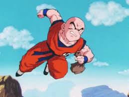 Dragon ball z krillin swag. Krillin S Role Summed Up In One Gif Gif On Imgur