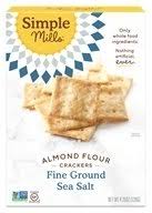 Acheter Simple Mills Craquelins A La Farine D Amande Sans Gluten Sel De Mer Finement Moulu 4 25 Oz A Luckyvitamin Com