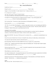 Some of the worksheets for this concept are 08 chemical reactions, bill nye the science guy garbage, bill nye the science guy static electricity, global climate presents change eyes earth s atmosphere of, physical science work answer key, chemical reactions name, bill nye atoms. Nye Chemical Reactions Worksheet For 4th 8th Grade Lesson Planet