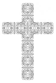 His carrying his own cross in purposeful silence is the model for how we should carry our own crosses. Free Printable Cross Coloring Pages Free Printable Coloring Pages Mandala Coloring Pages Cross Coloring Page