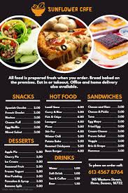 Make sure to add photos of your best work to your menu. Make Stylish Resturant Menu Card By Azreoeosbhaan Fiverr