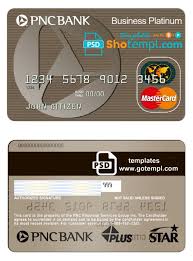 1.5% cash back on general purchases. Usa Pnc Bank Mastercard Template In Psd Format Fully Editable Pnc How To Get Money Templates
