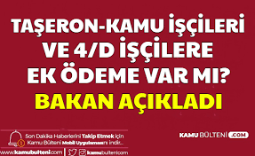 Check spelling or type a new query. Taseron Kamu Iscileri Ve 4 D Iscilerine Ek Odeme Var Mi Fahrettin Koca Dan Aciklama 2020