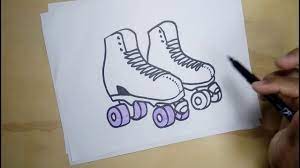 This reminded me that we should do more lessons at this level as well as the older ones. How To Draw And Color Some Skates Youtube
