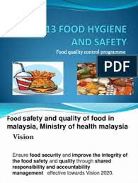 Открыть страницу «food safety malaysia» на facebook. Chapter 1 Food Quality Control Programme Food Safety Foods