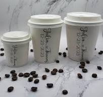 Personalized Disposable Coffee Cups with Lids: Custom Beverage Station Cups