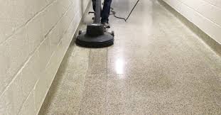 how to seal and clean terrazzo floors