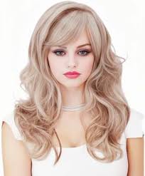 Amazon.com : RightOn Green Wig Long Curly Green Wig with Bangs for Women  Daily Party Hairnet Include : Beauty & Personal Care