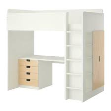 Letto a soppalco con scrivania confronta prezzi e offerte letto a soppalco laya con scrivania e armadio in il letto a soppalco laya patto e funzionale è l mensole letto poco usato a soppalco una piazza e mezza ikea in acciaio cm 140×200 pleto di materasso nuovo scala asportabile scrivania cm. Letto A Soppalco Stuva Cassetto 4 Porte 2 Bianco Betulla S49048232 Recensioni Confronti Di Prezzi