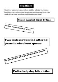 Newspaper articles examples for students, newspaper headline template psd, newspaper articles for kids to read, newspaper article template for students printable, newspaper article sample for students, newspaper front page layout terminology. Newspaper Funny Headlines Task Builds Understanding Of Newspapers With Shark Attack Story Teaching Resources