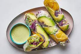Fold bottom of rice paper over filling, then fold in ends and roll like a burrito into a tight cylinder. How To Make Summer Rolls Without A Recipe Epicurious