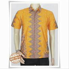 Model Batik Pria Warna Kuning Batik Kuning Model