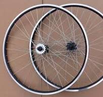 WHEELS Pair 700c Track Wheelset Fixie Flip Flop Single speed Freewheel  Fixed | eBay