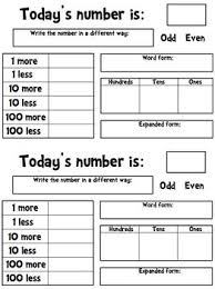 Number Of The Day Great For Place Value Number Sense Teaching Math Math Books Math Journals