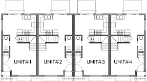 Main Floor Plan 2 For F 536 4 Plex Plans 2 Story Townhouse 2 Bedroom 4 Plex Plans 16 Ft Wide House Pla Duplex Floor Plans Apartment Floor Plans Floor Plans