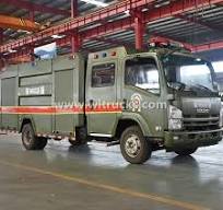 ISUZU Military Emergency Rescue Fire Truck with 6000L Water Tank