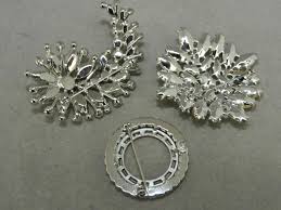 vintage rhinestone brooches
