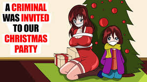 New year anime party christmas, winter, winter, decor, christmas decoration png. We Invited A Criminal To Our Christmas Party Youtube
