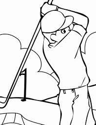 Free printable golf coloring pages for kids! Golf Coloring Pages
