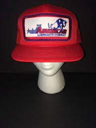 Vintage The American Lubricants Company Trucker Cap Mesh Snapback Hat Ebay In 2021 Snapback Hats Trucker Cap Hats