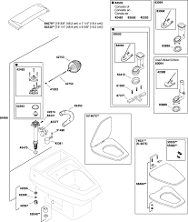 kohler k 3385 rochelle toilet parts