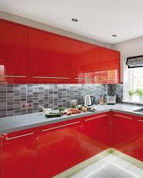 50 Plus 25 Contemporary Kitchen Design Ideas Red Kitchen Cabinets For Small Spaces Modern Kitchen Design Kitchen Design Color Red Kitchen Cabinets
