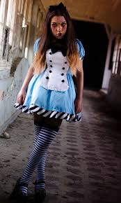 First 1st birthday, alice in wonderland dress outfit, birthday, girl, baby, toddler. Creepy And Dark Alice In Wonderland Costume