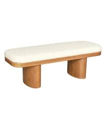 Kimberly Walnut Wood Bench