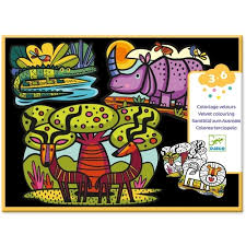Djeco Coloriage Velours Animaux De La Savane Jeux Pour Enfant Sauterelles Et Coccinelles Guide des animaux de safari en afrique le buffle est un mammifère herbivore ruminant de la famille des bovidés. djeco coloriage velours animaux de la savane
