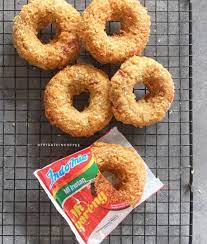 Resep Donat Indomie Oleh Fridajoincoffee Recipe Resep Donat Penataan Makanan Resep Masakan Cina